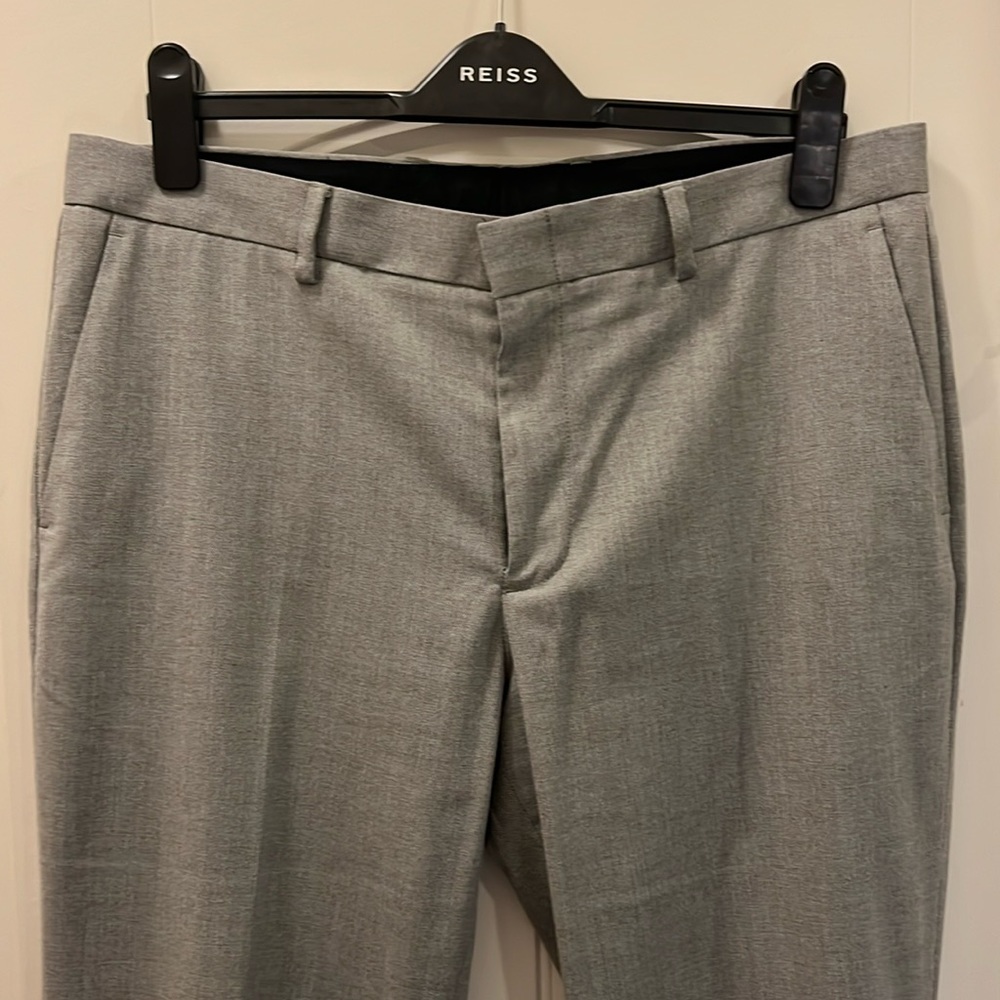 J. Crew - Slim Fit Bowery Dress Pants (Light Grey)